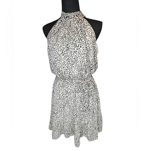 NWT Women Halter Dresses Sleeveless Floral Polka Dot Print Boho Size Small - Picture 1 of 8